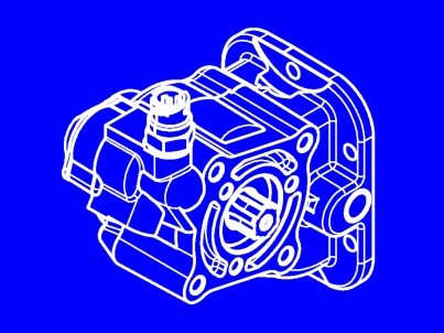 Kurbelwellen-Pumpenantrieb für IVECO Massif, Zeichnung