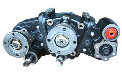Split-Shaft-Nebenantrieb mit Kardanflanschen