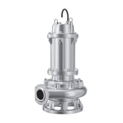 WQ-S submersible pump with 4-pole motor for high flow rates